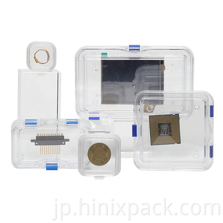 HN-155 13x13x5cmプラスチック膜ボックスJewely/Electronicチップ/監視/義歯箱